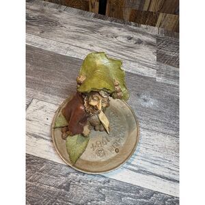 Tom Clark Gnome Figurine Cairn Studio Leaf Hat Signed Numbered #86